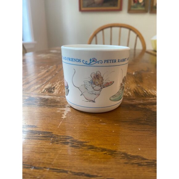 Peter Rabbit & Friends Toddler Cup By Eden Beatrix Potter Design White Cup 4 Oz - Picture 2 of 6